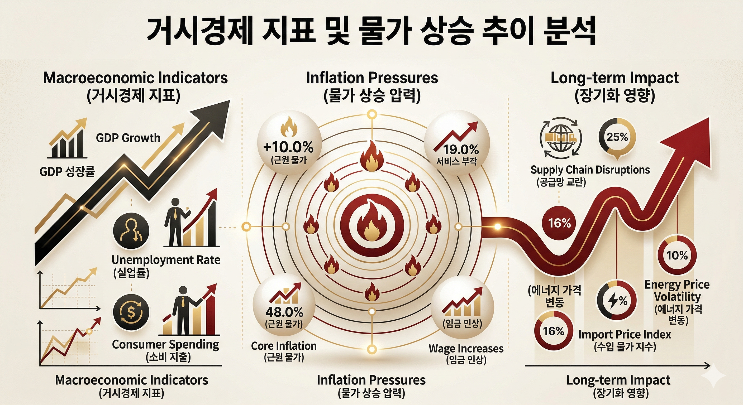 거시경제 지표 및 물가 상승 추이 분석